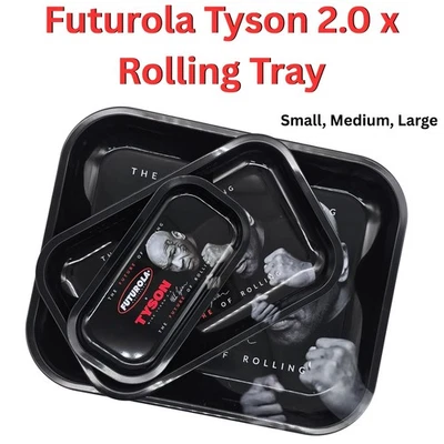 Futurola x Tyson 2.0 Rolling Tray – Official Mike Tyson Metal Non-Stick Tray UK - Image 1 of 4