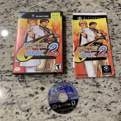 Capcom Vs. SNK 2 EO GameCube Complete CIB Tested Works Great! - Image 1 of 4