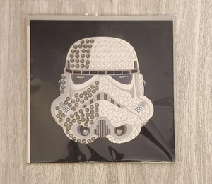 Papyrus  Blank Birthday Card Star Wars Disney 3D Jeweled StormTrooper - Picture 1 of 3