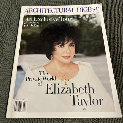 Architectural Digest Magazine July 2011 Private World of Elizabeth Taylor - Image 1 of 4