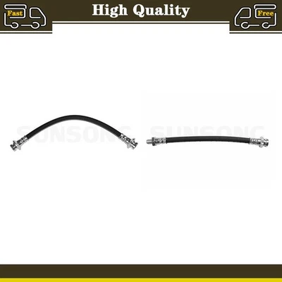 2 líneas de freno de manguera de freno trasero para Nissan 200SX 1,8 L Foto 1 de 4