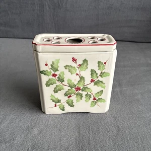 Williamsburg Christmas Frogger Vase. Marke: Andrea von Sadek - Bild 1 von 6