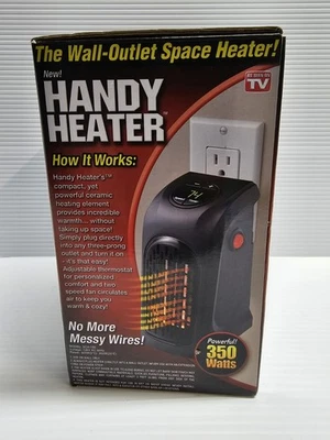 Handy Heater 350W Wall Outlet Electric Space Heater - Image 1 of 4