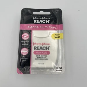 Johnson & Johnson Reach Gentle Gum Care Floss Cinnamon Mint Woven Dental Floss - Picture 1 of 5