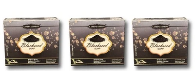 *3 X* 100g Schwarzkümmel Seife - SAC - Black Seed Soap vegan  (3,99€/100g) - Bild 1 von 2