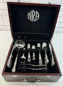NRA National Rifle Association Stainless 69 Piece Flatware Set Silverware Chest - Picture 1 of 12