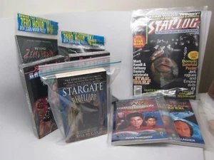 Star Trek, Wars, Battlestar Galactia, Stargate 8pc LOT Magazines Books Sci Fi EX - Bild 1 von 6