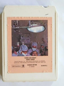 Three Dog Night Hard Labor RARE ROCK 8 Track Tape - Picture 1 of 7