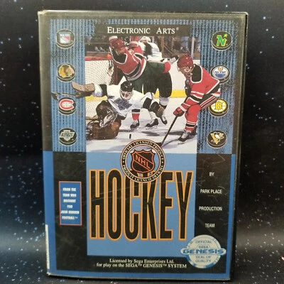 NHL Hockey (Sega Genesis, 1991). EA Sports 1st NHL game WITH MANUAL - Image 1 of 4