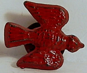 VINT 1920 CRACKER JACK RED STUD LAPEL FLYING BIRD METAL - Picture 1 of 2