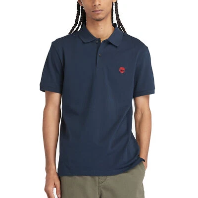 Timberland Polo pour Homme Merrymeeting River Bleu - Photo 1/3