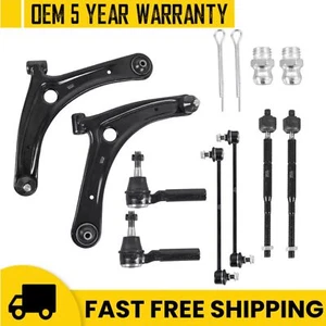 8x Front Control Arm Tie Rod Sway Bar Kit For Dodge Caliber Jeep Compass Patriot - Picture 1 of 11
