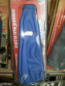 Cuffia Copri Leva Cambio Similpelle gear gaiter leather Tuning Blu Universale - Picture 1 of 1