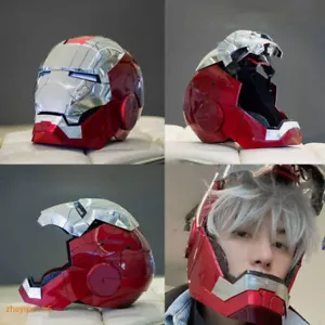 MK5 1:1 AUTOKING Iron Man Helm tragbare Sprachsteuerungsmaske Cosplay Sammlerstück - Bild 1 von 7