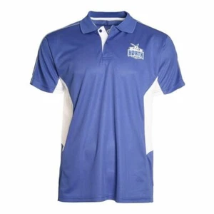 North Melbourne Kangaroos AFL Summer Premium Polo Shirt Size S-3XL BNWTs S9 - Picture 1 of 4