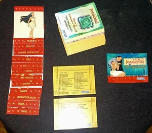 1995 SKYBOX DISNEY POCAHONTAS COMPLETE TRADING CARD SET #1-90 + 12 POP-OUT CARDS - Picture 1 of 2