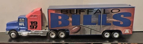 1997 Matchbox Kenworth Truck and Low Bed Trailer Buffalo Bills Cover