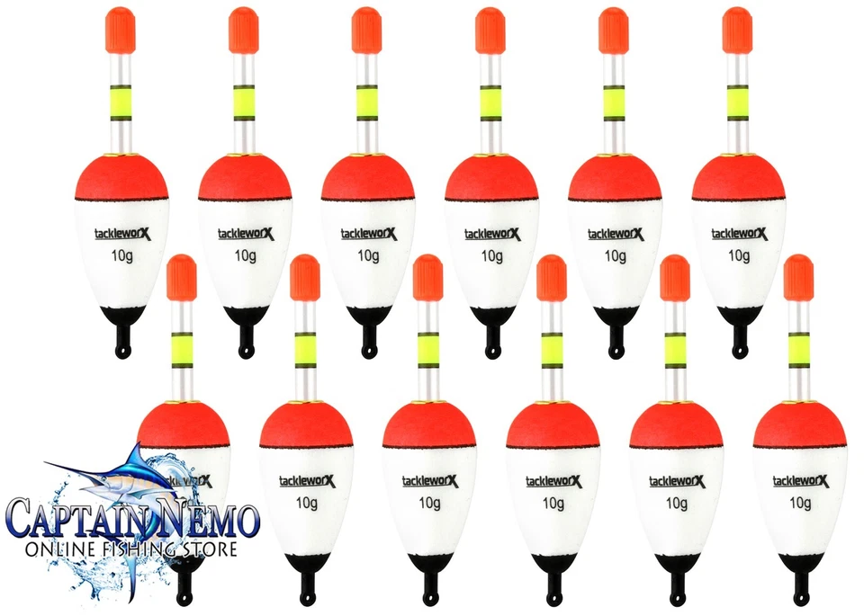 HIGH VISIBILITY SMALL CONE FLOAT FISHING FLOAT BLACKFISH - 2 PACKS FFSC010