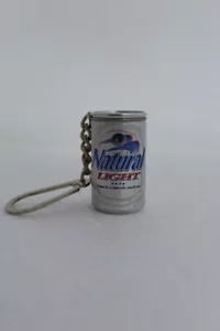 Natural LIGHT Beer Mini Can Key Chain - Made in Italy - Picture 1 of 11