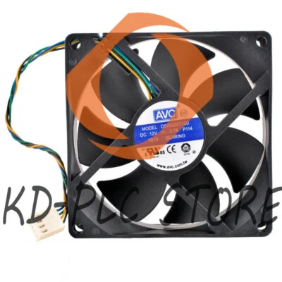 DS09225T12U 92mm 92x92x25mm DC12V 0.70A 4pin High speed axial flow cooling fan - Image 1 of 4