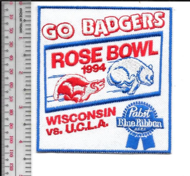 Beer Football Rose Bowl Wisconsin Badgers v UCLA Bruins 1994 NO TARIFF - Image 1 of 1