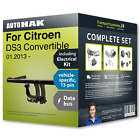 Towbar Detachable For Citroen Ds3 Convertible 012013  And 13Pin Spec Ekit New