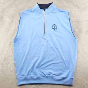 FootJoy Vest Mens Medium Blue 1/4 Zip PNW Golf Association Pullover Club - Picture 1 of 10