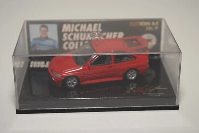 V 1:64 MINICHAMPS MICHAEL SCHUMACHER FORD ESCORT COSWORTH ROSSO NUOVO CON SCA... - Immagine 1 di 4