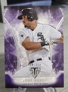Jose Abreu 2015 Topps Triple Threads Amethyst /354 #16 Chicago White Sox. - Picture 1 of 2