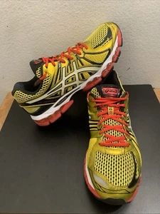 Asics L Nimbus 15 Schuh Laufen Turnschuhe Gold Schwarz Rot Fluidride Herren Gr. 11 - Bild 1 von 13