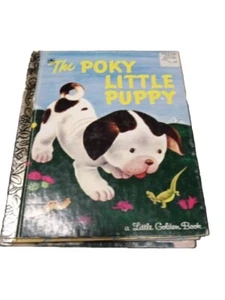The Poky Little Puppy A Little Golden Book Classic Vintage Children’s Book - Picture 1 of 3