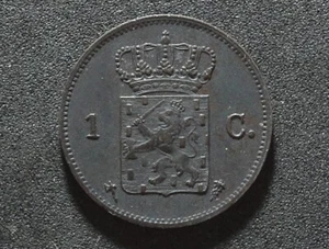 NETHERLAND CENT 1876 (5725) - Picture 1 of 2