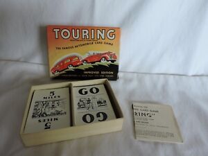 Parker Brothers Vintage Game of Touring Improved Edition with Cards and Instruct