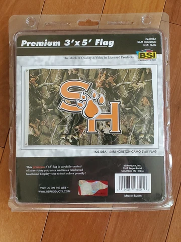 Sam Houston State Bearkats Premium 3'x5' Team Flag - BSI #23105A Camouflage Camo Cover