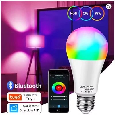 Smarte LED-Birne E27 mit App-Steuerung / 220V - Bild 1 von 4