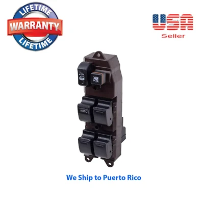 Interruptor de control maestro de ventana eléctrica delantera apto para Toyota Corolla Matrix 2006-2008 Foto 1 de 3