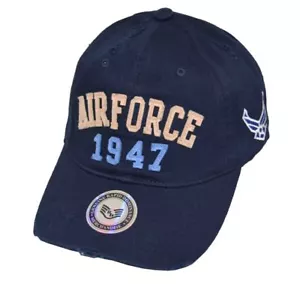 Rapiddominance Berretto Regolabile Atletico Vintage Aeronautica Militare 1947 Blu - Foto 1 di 2
