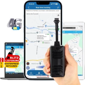 GPS Tracker 4G Für Auto Mit Acc-Alarm Ohne ABO Gps-Sender Anti-Diebstahl mit App - Bild 1 von 11