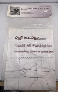 Quilt-in-a-Day Cardinals For Lodgepole Pine Fusible Eleanor Burns NEW - Picture 1 of 3