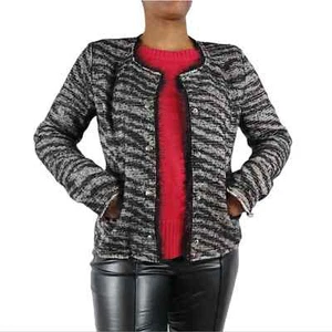 Etoile Isabel Marant Lycia Boucle Tweed Animal Print Blazer. - Picture 1 of 12