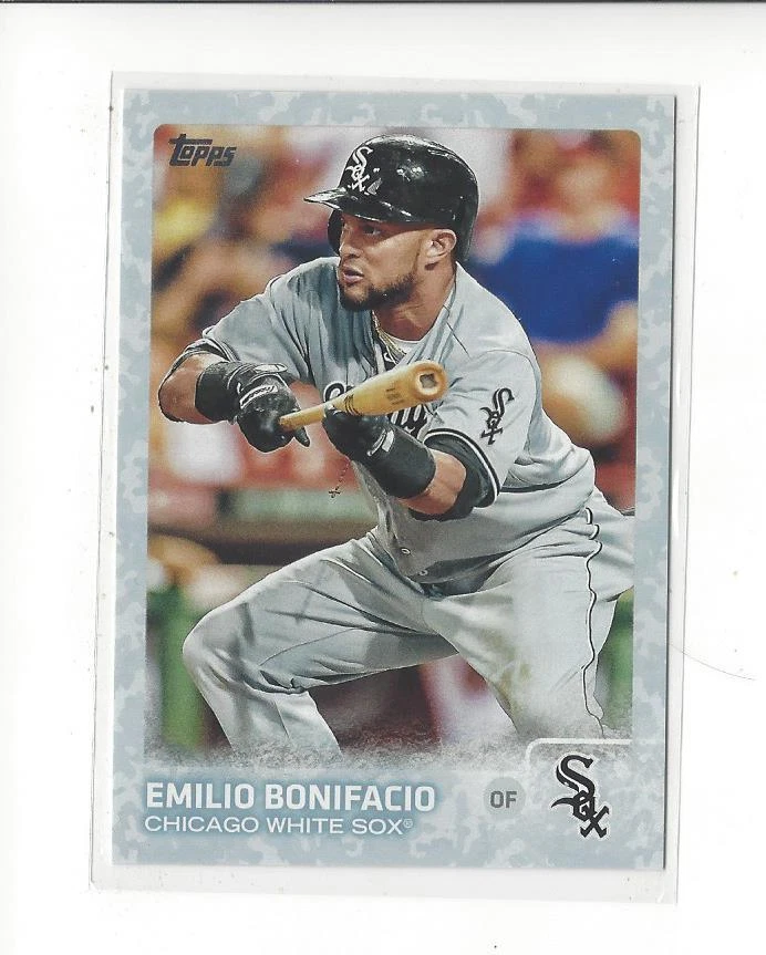 2015 Topps Snow Camo #649 Emilio Bonifacio White Sox /99  - Image 1 of 1
