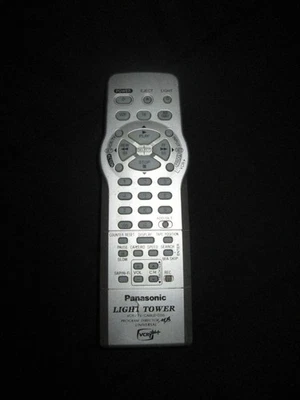 Panasonic Torre de Luz Control Remoto LSSQ0343 Plateado VCR TV Cable DSS Genuino Foto 1 de 2