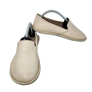 Ruby Barfuß Leder Halbschuhe Schuhe Handarbeit Türkei Beige Damengröße 40 EU 10US - Bild 1 von 11