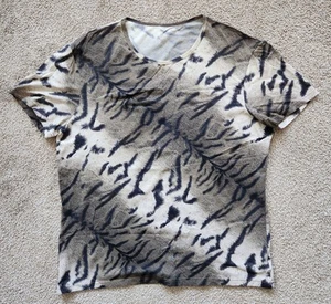 Roberto Cavalli T-shirt Tie Dye print Elastic Medium size Polyester - Picture 1 of 6