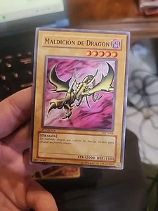 YuGiOh Maldicion De Dragon Curse of Dragon #BIY-S008 1st Edition Spanish LP - Picture 1 of 3