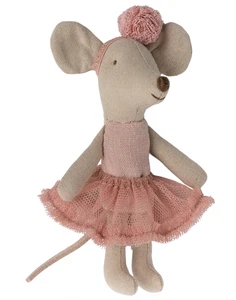NEU Maileg Little Sister Ballerina Maus Rose Miniatur Mäuse Puppenhaus Puppe Spielzeug - Bild 1 von 4
