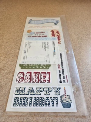 Creative Memories Happy Birthday Title Stickers - Image 1 of 3
