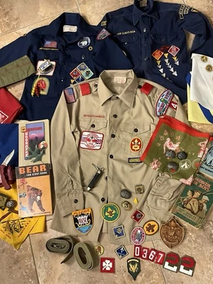 Camisa Boy Scouts of America BSA Tradicional Juvenil XL Hecha en EE. UU. Tostada SS con Parches Foto 1 de 4