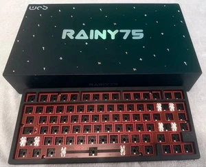 WOBKEY Rainy75 Pro Midnight Black Mechanical Keyboard/only foundation - Picture 1 of 1
