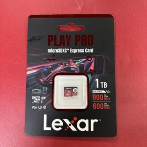 🔥 IN HAND 🔥Lexar 1TB PLAY PRO microSD Express Card  900 / 600 MB/s UHS-II SDXC - Picture 1 of 2